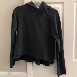 Grey lululemon hooded sweatshirt size 8